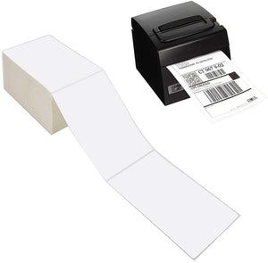 4" x 6" Direct Thermal Labels White Perforated Shipping Labels