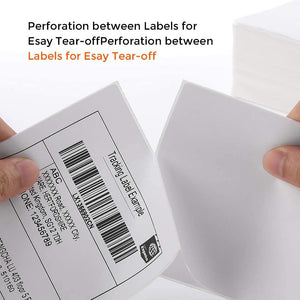 4" x 6" Direct Thermal Labels White Perforated Shipping Labels