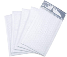 Load image into Gallery viewer, Self Seal Padded Envelopes, Bubble Lined Poly Bubble Mailer, White and Pink
