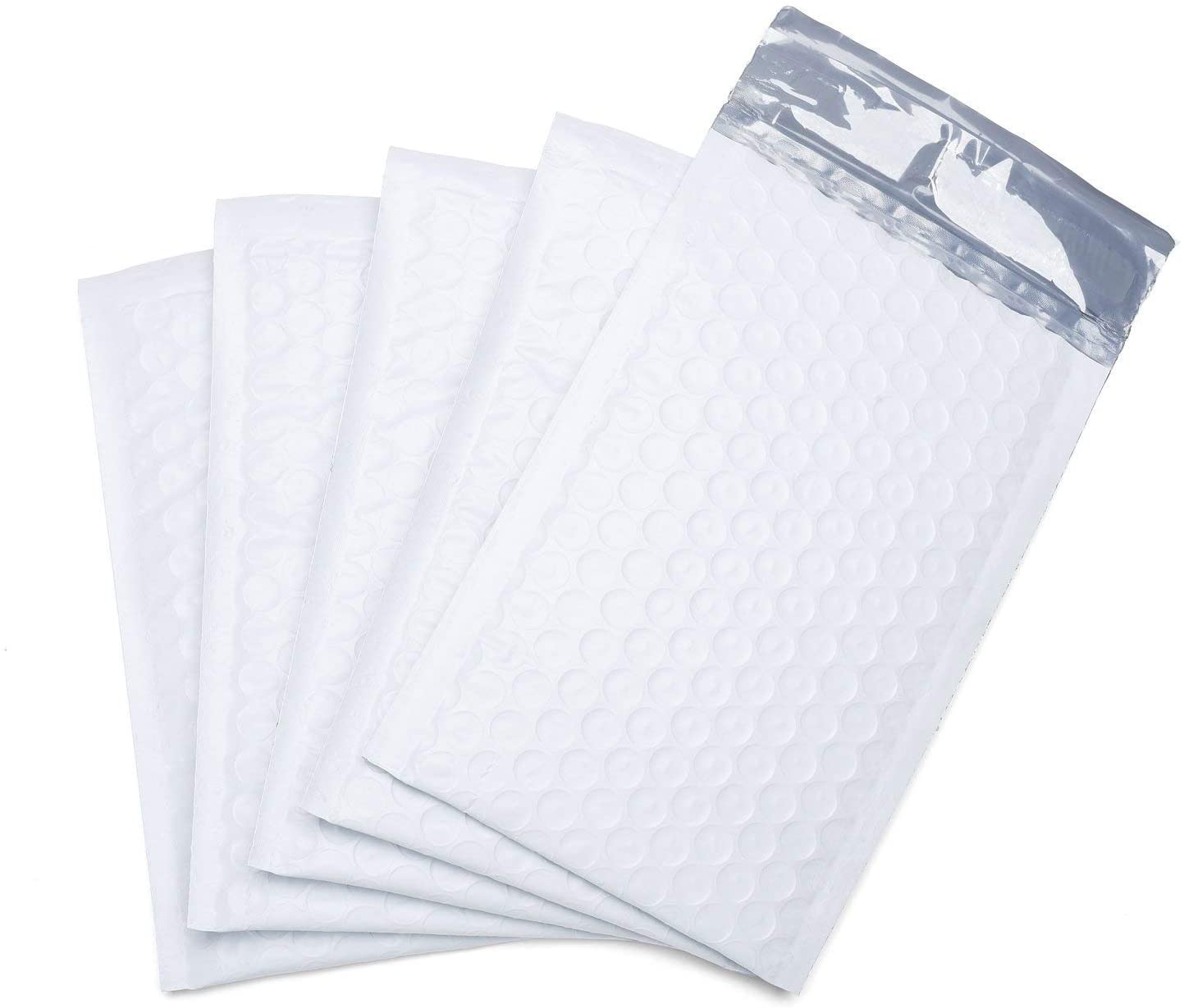 20PCS Solid Shipping Poly Bubble Mailers 10.23'x14.17'Padded Envelopes  Lined Shockproof Waterproof White Bubble Mailer with Self Seal for Stay  Flat