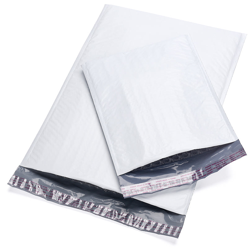  PSBM White Kraft Bubble Mailer, 5x10 Inch, 250 Pack, Padded  Shipping Envelope Mailers, Self Seal and Peel Strip : Office Products
