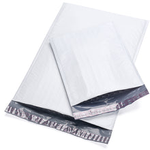 Load image into Gallery viewer, Self Seal Padded Envelopes, Bubble Lined Poly Bubble Mailer, White, 100 Pcs
