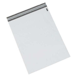 Poly Mailer Envelopes Shipping Bags with Self Adhesive Waterproof and Tear-Proof Postal Bags, White